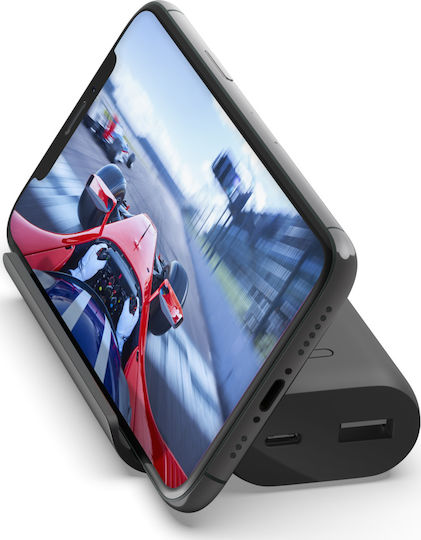 Belkin Boost Charge + Stand Play Series Power Bank 5000mAh 12W with USB-A Port and USB-C Port Black view 3