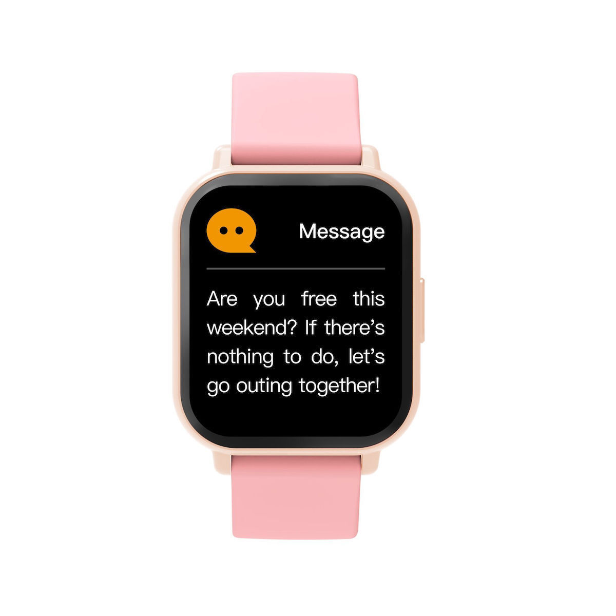 Denver SWC-176 Smartwatch With Heart Rate Monitor Pink view 8