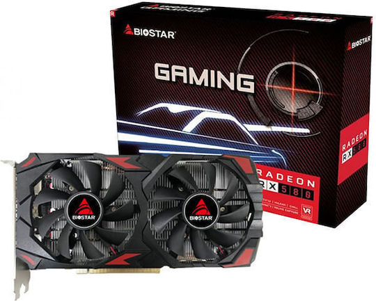 Biostar Radeon RX 580 8GB GDDR5 Gaming 2048sp Graphics Card view 1
