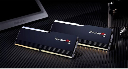 G.Skill Ripjaws M5 RGB DDR5 64GB RAM with 2x32GB Modules and Speed 6000 for Desktop F5-6000J2836G32GX2-RM5RK vista 5