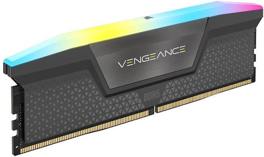 Corsair Vengeance DDR5 32GB RAM with 2x16GB Modules and Speed 6400 for Desktop CMH32GX5M2B6400Z36 view 2