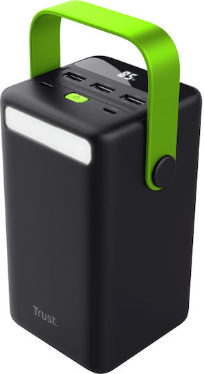 Trust Redoh XXL Power Bank 50000mAh 20W with 3 USB-A Ports and USB-C Port Quick Charge 3.0 Black view 3