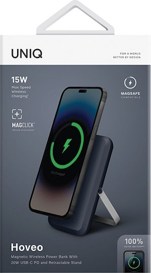 Uniq Hoveo MagSafe Power Bank 5000mAh 20W Power Delivery Blue vista 7