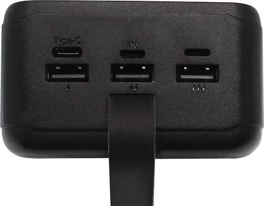 Remax RPP-185 Power Bank 50000mAh with 3 USB-A Ports Black vue 5
