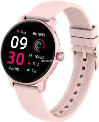 Kieslect L11 Aluminium 46mm Smartwatch with Heart Rate Monitor (Pink)