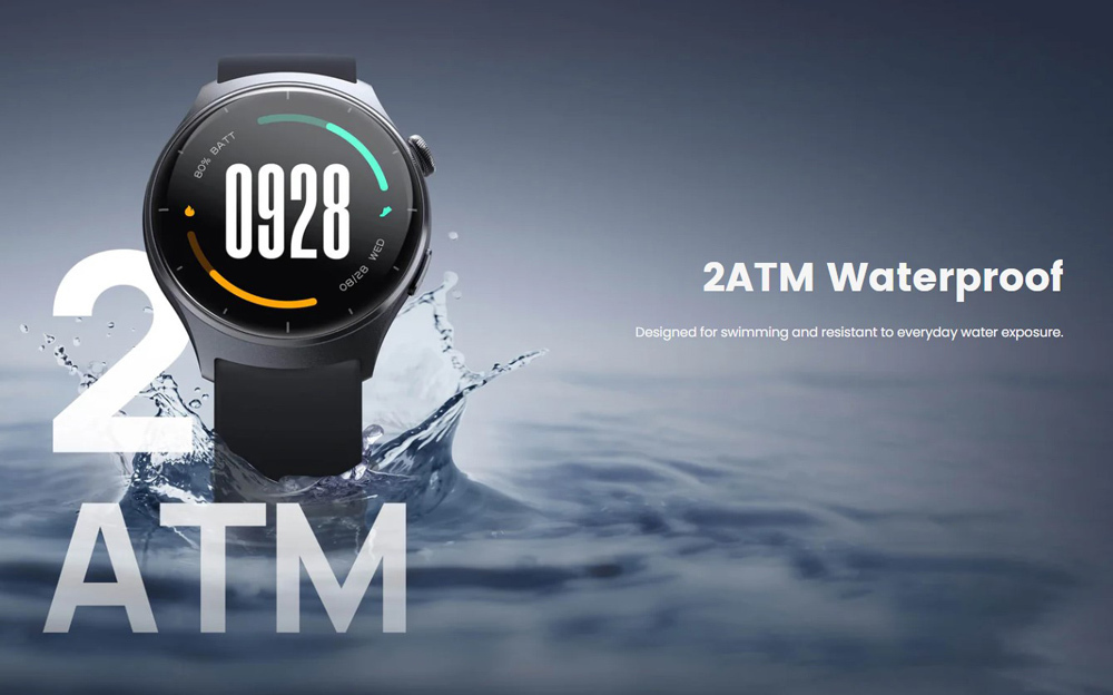 Mibro Lite 3 45mm Smartwatch with Heart Rate Monitor (Gray) view 9