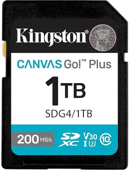Kingston SDXC 1TB U3 V30 A2 UHS-I 200MB/s with Adapter view 4