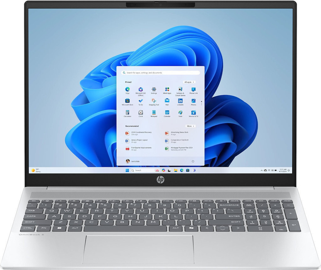 HP OmniBook 5 AI 16-bc1003nw 16" OLED FHD+ (Ryzen 5-8540U/16GB/512GB SSD/W11 Home) (US Keyboard)