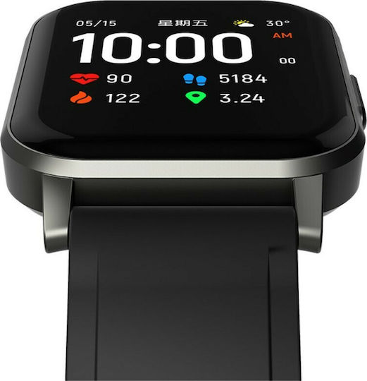 Haylou LS02 48mm Waterproof Smartwatch with Heart Rate Monitor (Black) view 3