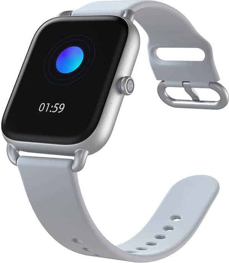 Haylou RS4 LS12 37mm Smartwatch with Heart Rate Monitor (Silver) view 3