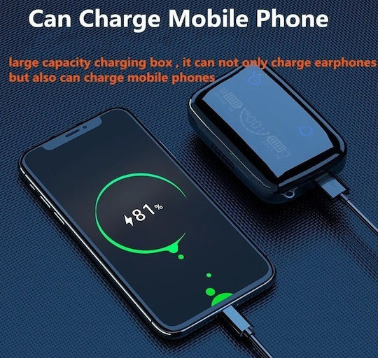 Valdus M19 In-ear Bluetooth Handsfree Earphones with Sweat Resistance and Charging Case Black vista 2