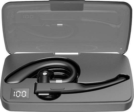 Forever BH-100 In-ear Bluetooth Handsfree Earphones with Charging Case Black view 3