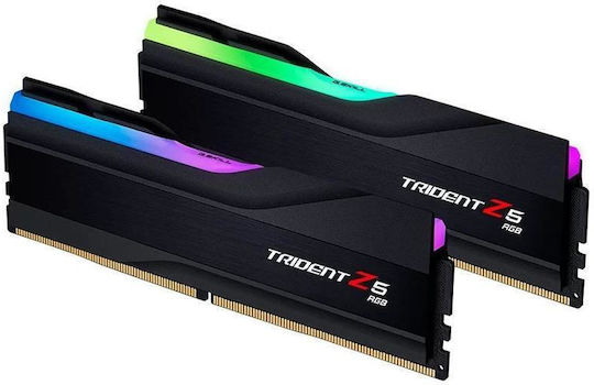 G.Skill Trident Z5 RGB DDR5 32GB RAM with 2x16GB Modules and Speed 8000 for Desktop F5-8000J3848H16GX2-TZ5RK vue 5