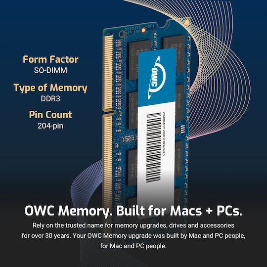 OWC DDR3 with Module 1x8GB and Speed 1066 for Laptop OWC8566DDR3S8GB vue 4
