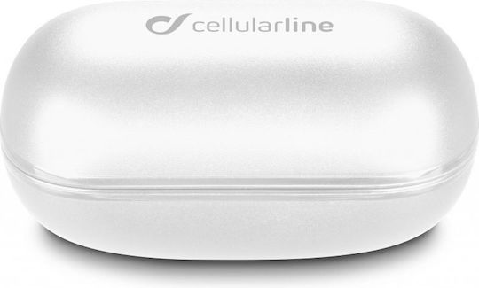 Cellular Line Petit In-ear Bluetooth Handsfree Earphones with Charging Case White view 2