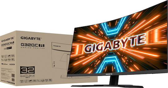 Gigabyte G32QC A VA HDR Curved Gaming Monitor 31.5" QHD 2560x1440 165Hz vue 8