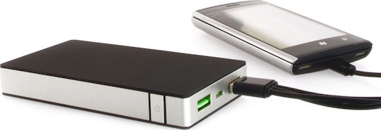 PowerNeed P10000B Power Bank 10000mAh with 2 USB-A Ports Black vue 7