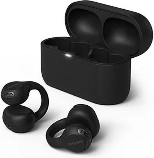 Philips TAQ2000 Open Ear Bluetooth Handsfree Earphones with Sweat Resistance and Charging Case Black view 2