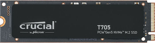 Crucial T705 SSD 1TB M.2 Type with PCI Express 5.0 Connection PS5 Compatible CT1000T705SSD3