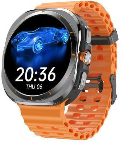 X7 Smartwatch with Heart Rate Monitor (Orange)