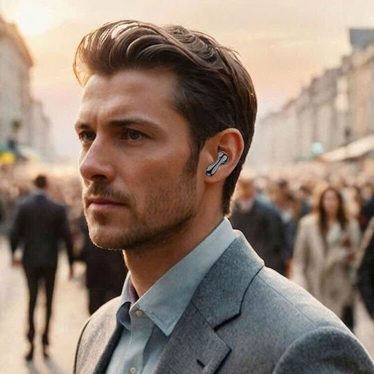 Wiwu T32 In-ear Bluetooth Handsfree Earphones with Sweat Resistance and Charging Case Black view 2