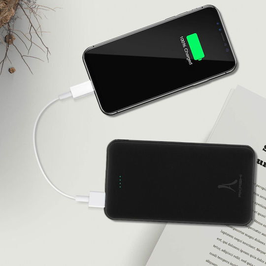Akashi ALTPB20COMPBL Power Bank 20000mAh 18W with 2 USB-A Ports and USB-C Port Black view 3