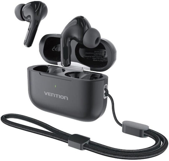 Vention Echo Lite E11 Plus In-ear Bluetooth Handsfree Earphones with Sweat Resistance and Charging Case Black view 1