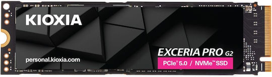 Kioxia Exceria Pro G2 SSD 2TB M.2 Type with PCI Express 5.0 Connection view 1