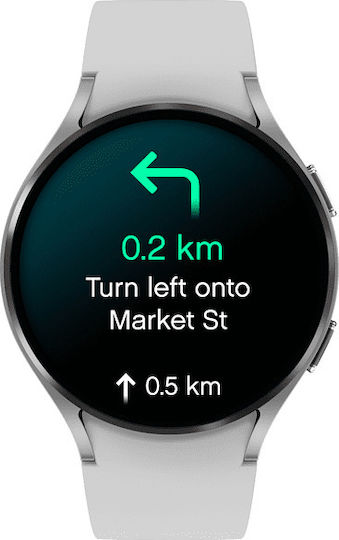 Samsung Galaxy Watch4 Aluminium 44mm Waterproof with Heart Rate Monitor (Silver) view 4