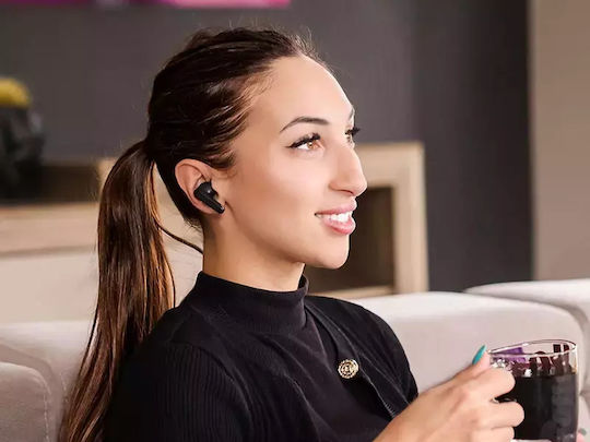 Tracer T10 In-ear Bluetooth Handsfree Earphones with Charging Case Black view 4