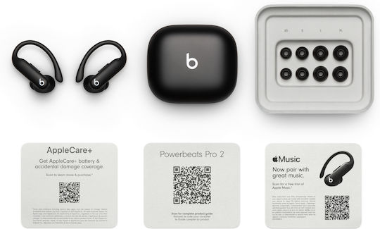 Beats Powerbeats Pro 2 Earbud Bluetooth Handsfree Earphones with Sweat Resistance Jet Black vue 3