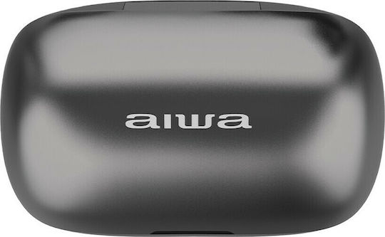 Aiwa EBTW-850 In-ear Bluetooth Handsfree Earphones with Sweat Resistance and Charging Case Black view 3