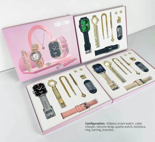 A58 Smartwatch (Black) view 3