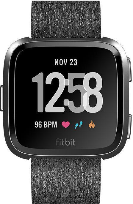 Fitbit Versa Special Edition Aluminium 36mm Smartwatch with Heart Rate Monitor (Gray) vue 2
