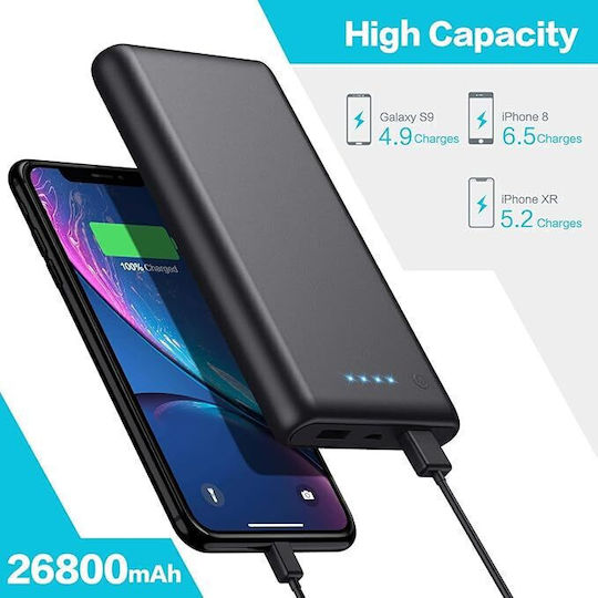 Power Bank 26800mAh Black view 3