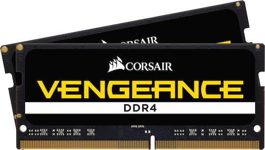 Corsair Vengeance DDR4 32GB RAM with 2x16GB Modules and Speed 2933 for Laptop CMSX32GX4M2A2933C19