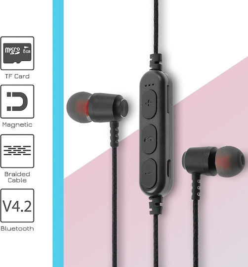 MS-T15 In-ear Bluetooth Handsfree Earphones Black view 4
