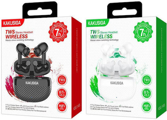 Kakusiga KSC-1455 In-ear Bluetooth Handsfree Earphones with Charging Case Black vue 3