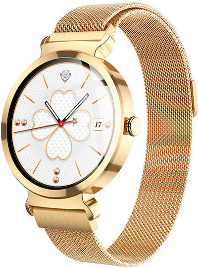 Borofone BGA12 40mm Smartwatch with Heart Rate Monitor (Gold) view 2