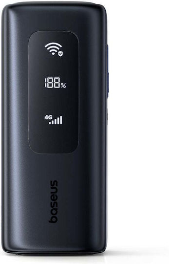 Baseus EnerGeek GX11 MiFi Power Bank 20000mAh 67W with USB-A Port and 2 USB-C Ports Black view 6