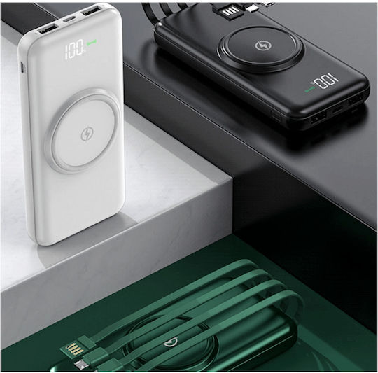 Powerbank Wireless Charging Built-in Connectors 18000mAh Ansicht 6