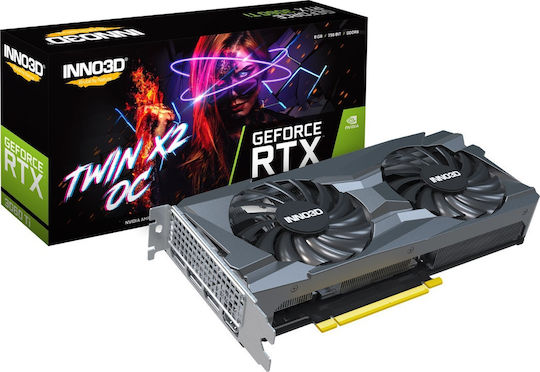 Inno 3D GeForce RTX 3060 12GB GDDR6 Twin X2 OC Graphics Card view 1