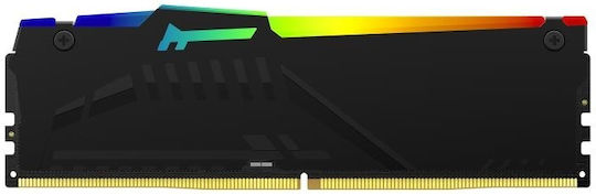 Kingston Fury Beast RGB DDR5 32GB RAM with 2x16GB Modules and Speed 5600 for Desktop KF556C36BBEAK2-32 vue 8