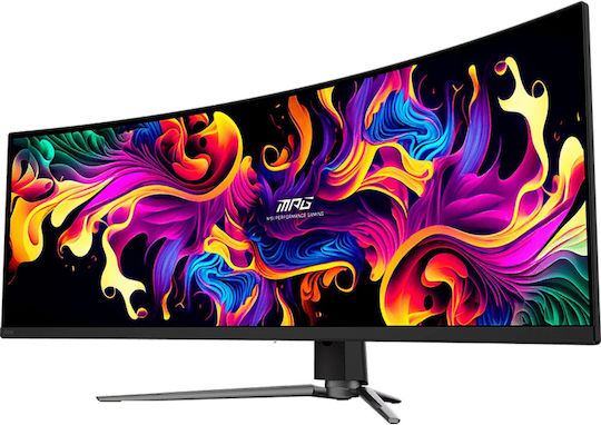 MSI 491CQPDE Ultrawide QD-OLED HDR Curved Monitor 49" 5120x1440 144Hz with Response Time 0.03ms GTG view 4