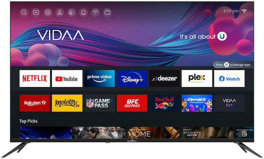 Smart Tech Smart Television 50" 4K UHD LED 50UV10V1 HDR (2022) view 1