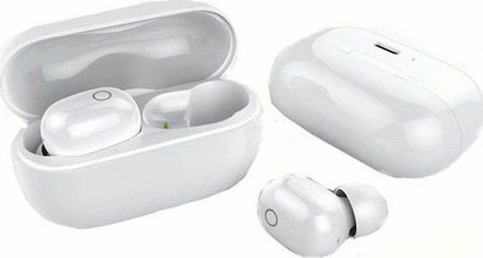 MG-TWS16 In-ear Bluetooth Handsfree Earphones with Charging Case White view 1