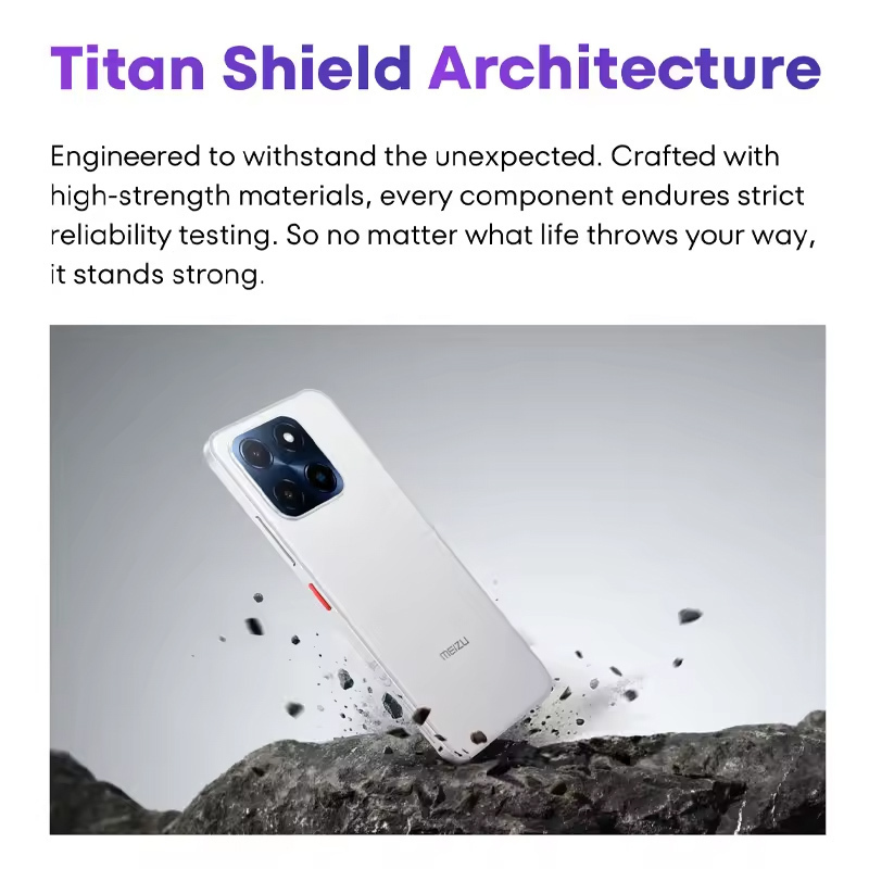 Meizu Mblu 22 Dual SIM (3GB/64GB) Snow White view 3