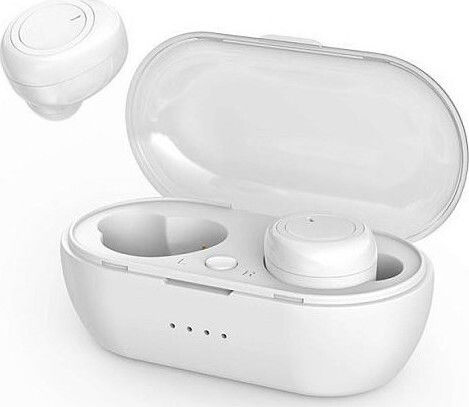 Ezra TWS06 In-ear Bluetooth Handsfree Earphones with Charging Case White view 1