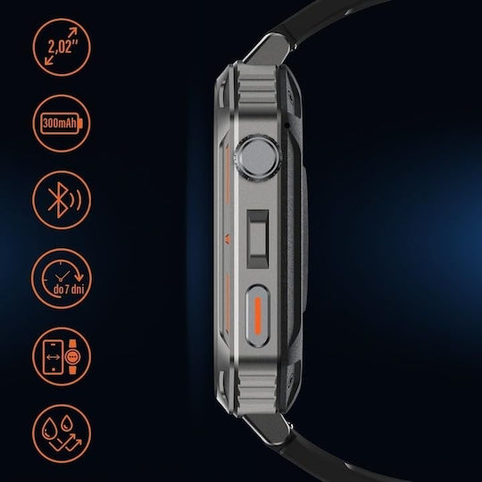 Riversong Motive 8S Smartwatch with Heart Rate Monitor (Space Gray) view 9