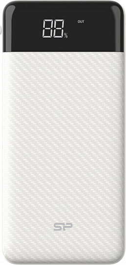 Silicon Power GS28 Power Bank 20000mAh with 2 USB-A Ports White vue 2